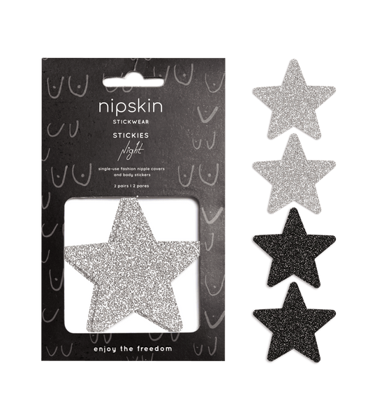 Star-Shaped Stickies Night- X2 Pairs