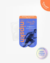 (Free Sample) Men's Disposable Nipple Cover Clear Pair, Chase the Win - Nipskin® - Nipskin Stickwear™
