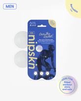 Men's Anti - Chafe Reusable Nipple Cover Clear - Nipskin Stickwear™