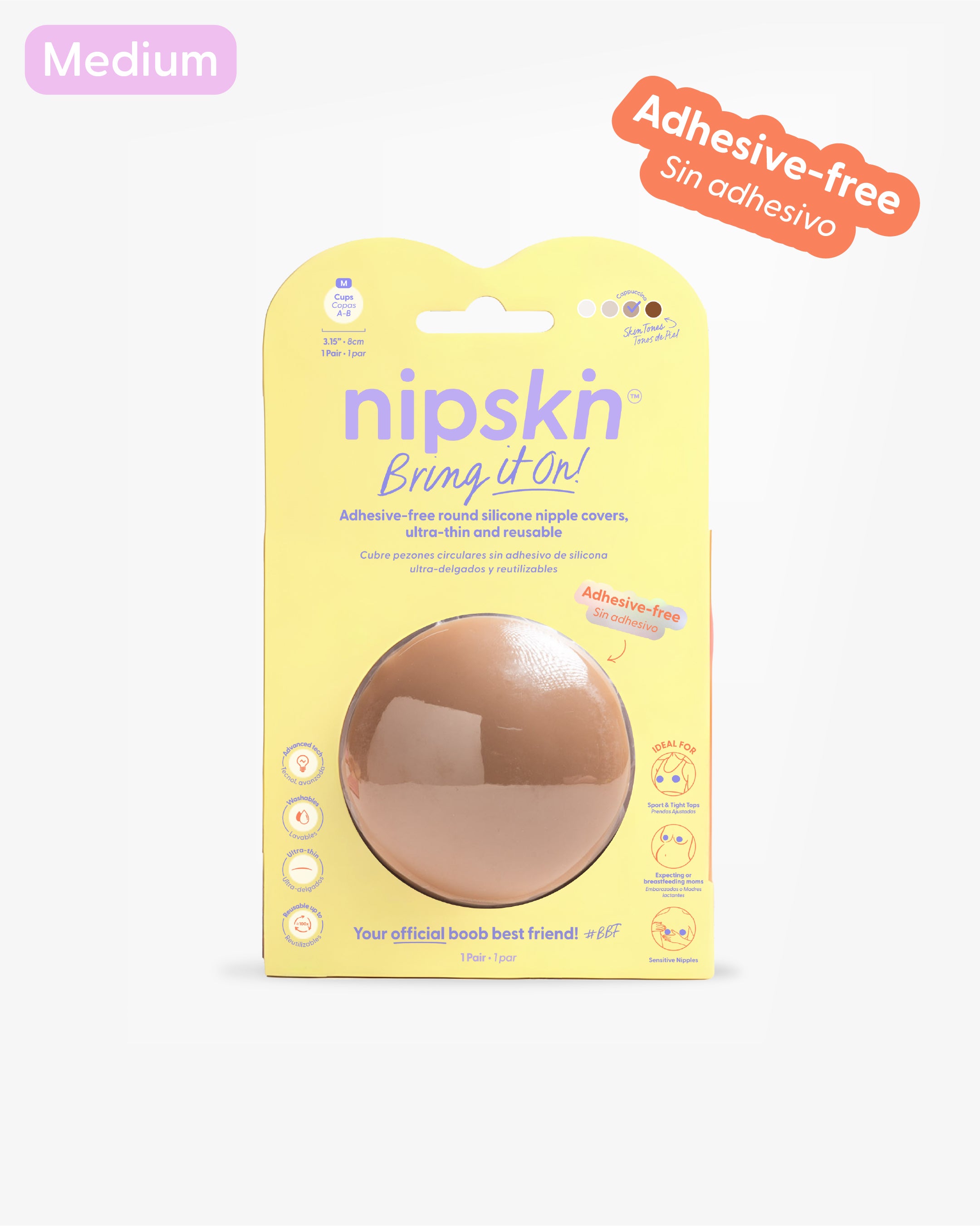 Reusable Non-Adhesive Nipple Covers, Bring It On | Nipskin®