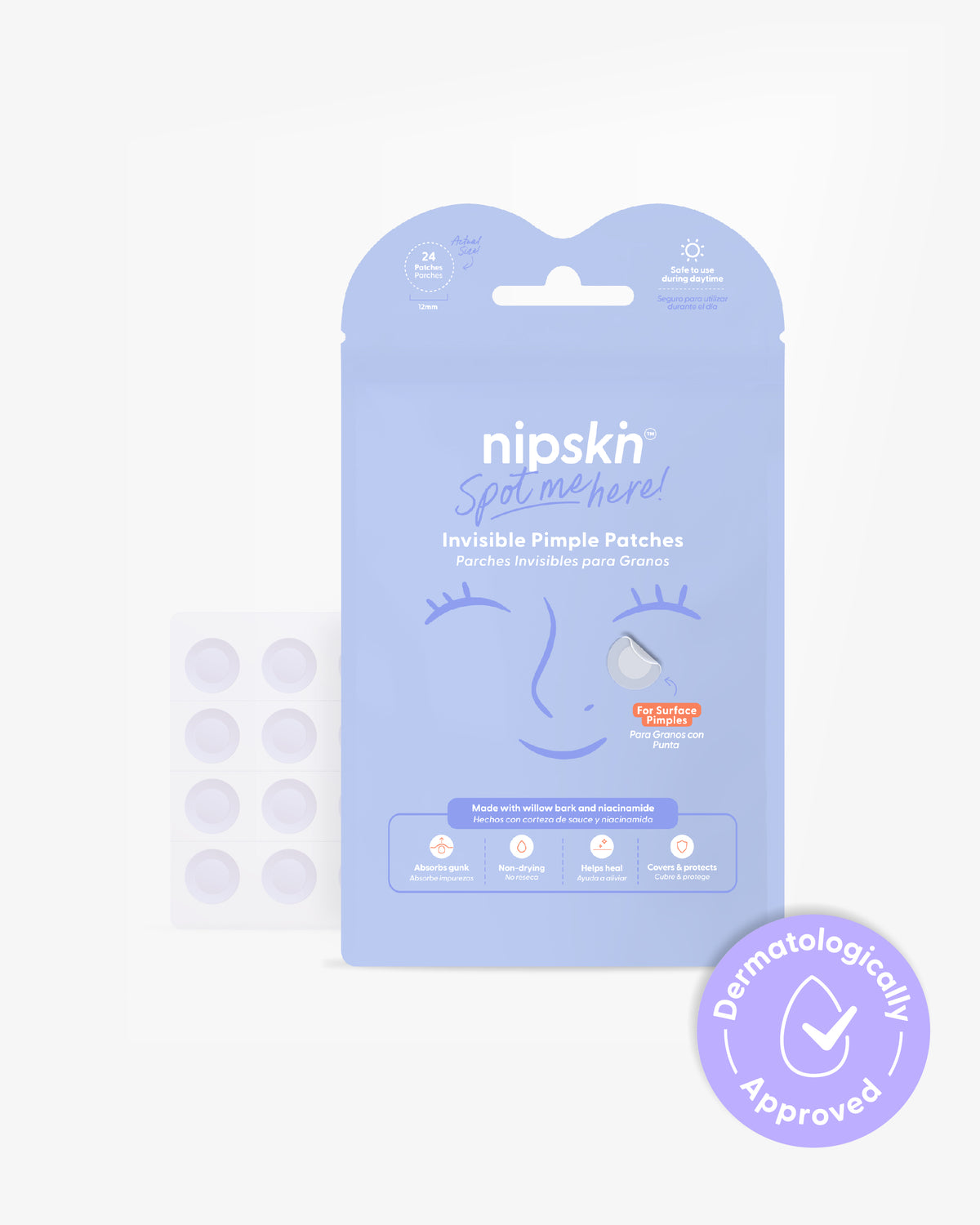Invisible Hydrocolloid Patches for Pimples - Spot Me Here