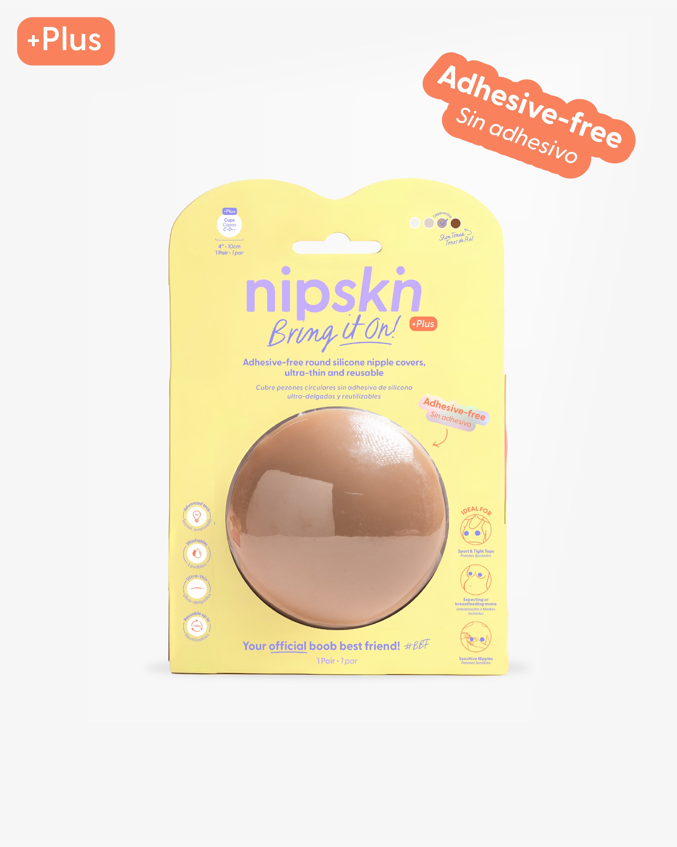Reusable Non-Adhesive Nipple Covers, Bring It On | Nipskin®