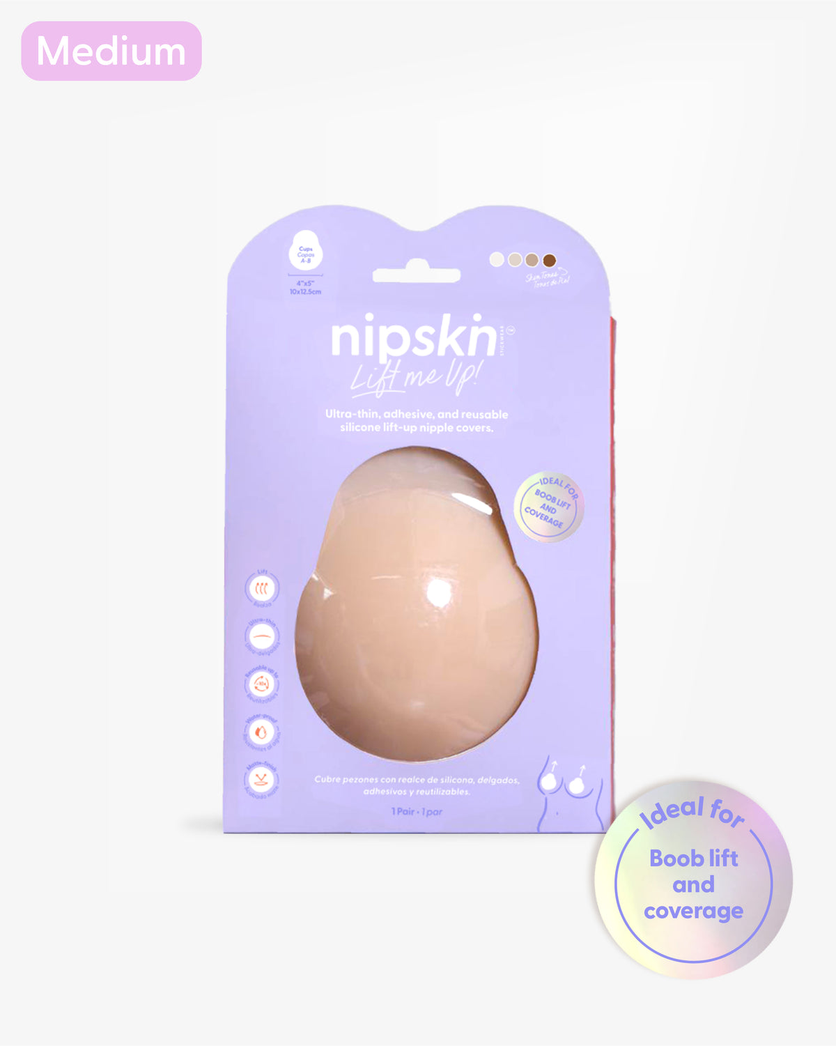 PRE-ORDER Lift Me Up M - Reusable Silicone Nipple Covers for Lift.