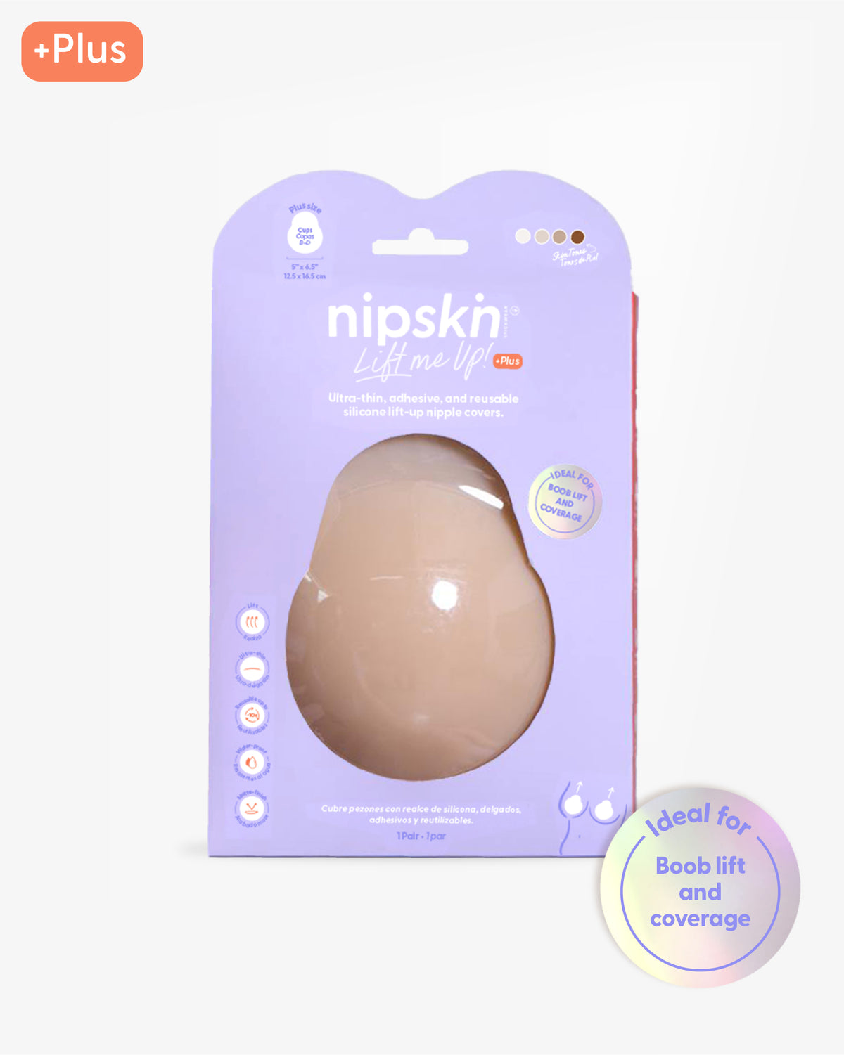 PRE-ORDER Lift Me Up PLUS - Reusable Silicone Nipple Covers for Lift