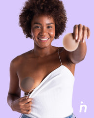 Bare it All Nipple Covers PLUS - Reusable Round Silicone Nipple Covers PLUS size