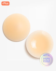 Bare it All Nipple Covers PLUS - Reusable Round Silicone Nipple Covers PLUS size