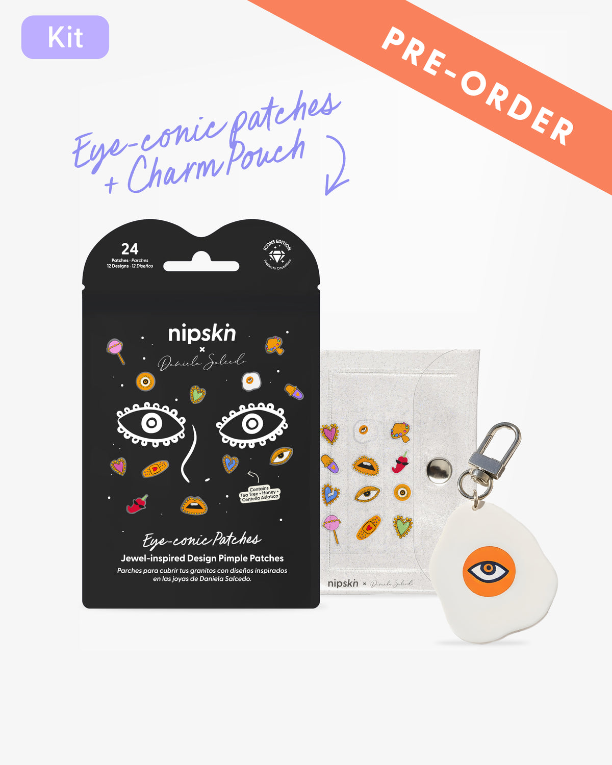 KIT: Parches DS + Pimple Pouch Nipskin x DS