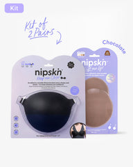 Adhesive Bra + Silicone Adhesive Breast Lift Cups Set (SIZE M) - Nipskin®