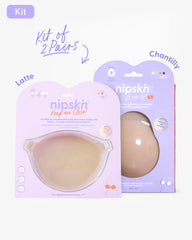 Adhesive Bra + Silicone Adhesive Cups Set (PLUS SIZE) - Nipskin®