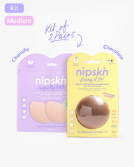 Nipple Cover Kit: Non-Adhesive + Small Bust Nipple Covers | Nipskin®