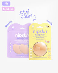 Nipple Cover Kit: Non-Adhesive + Small Bust Nipple Covers | Nipskin®