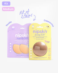 Nipple Cover Kit: Non-Adhesive + Small Bust Nipple Covers | Nipskin®