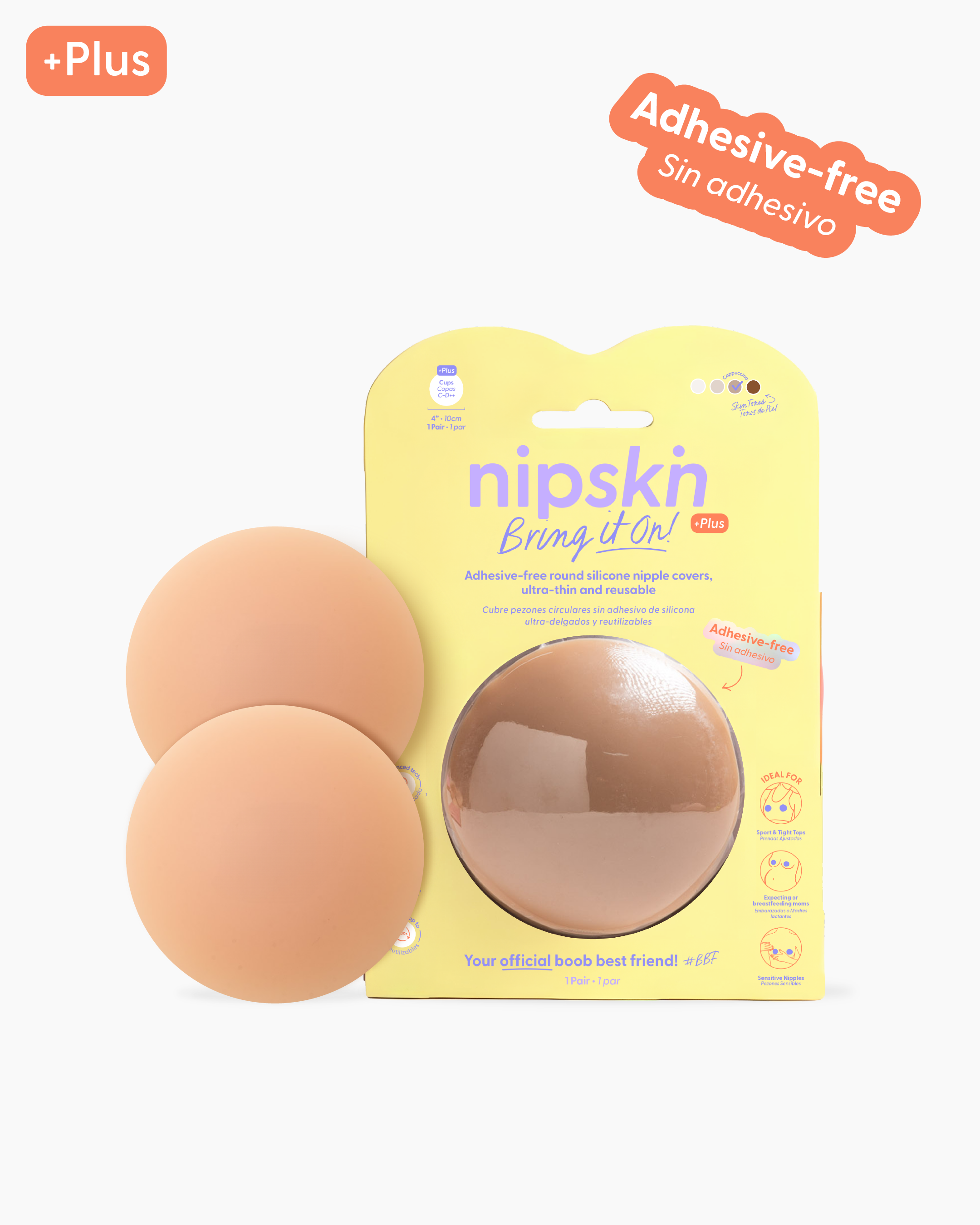 Reusable Non-Adhesive Nipple Covers, Bring It On | Nipskin®
