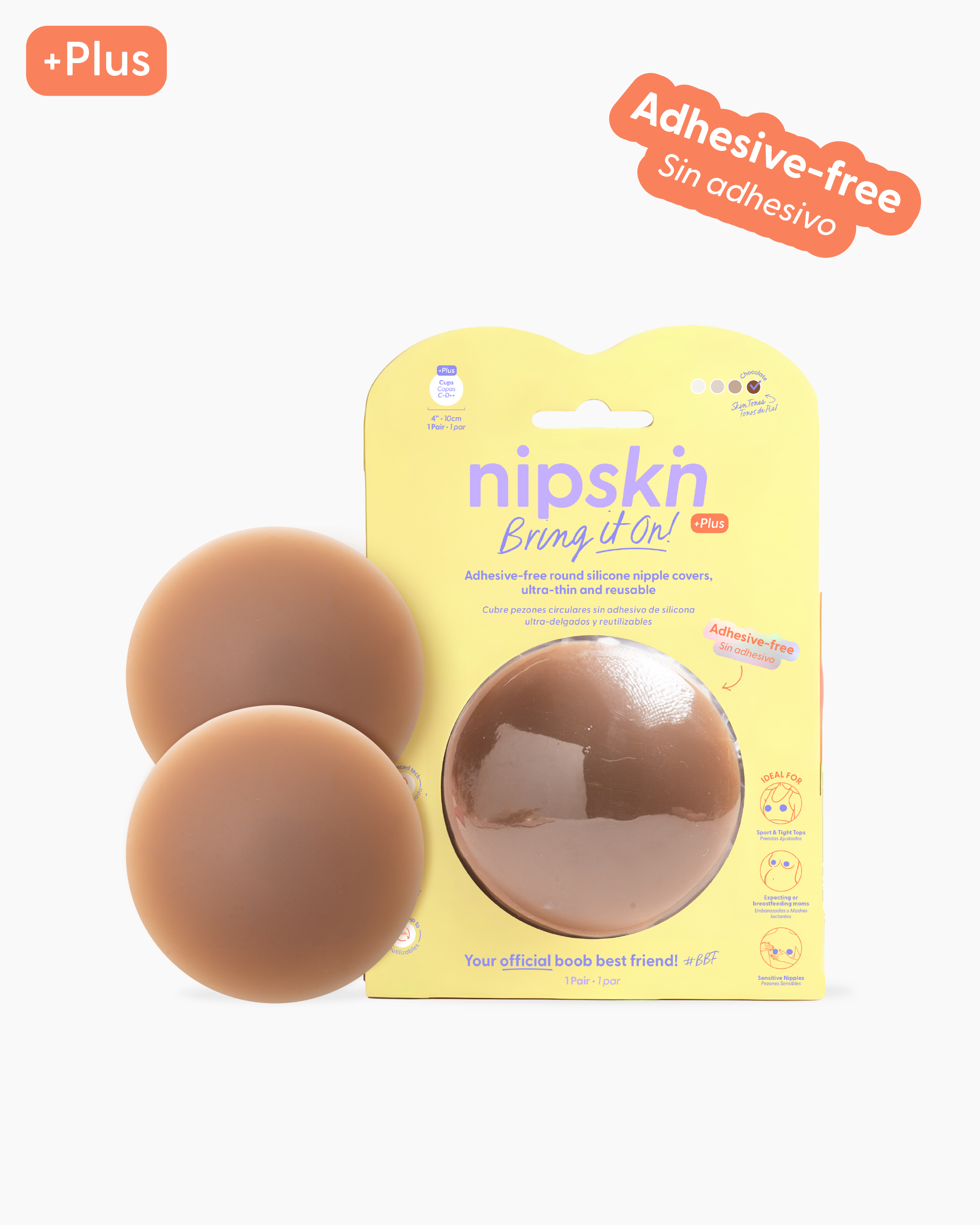 Reusable Non-Adhesive Nipple Covers, Bring It On | Nipskin®