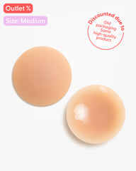 Cubrepezones Bare it All M - Cubrepezones de silicona reutilizables redondos medianos