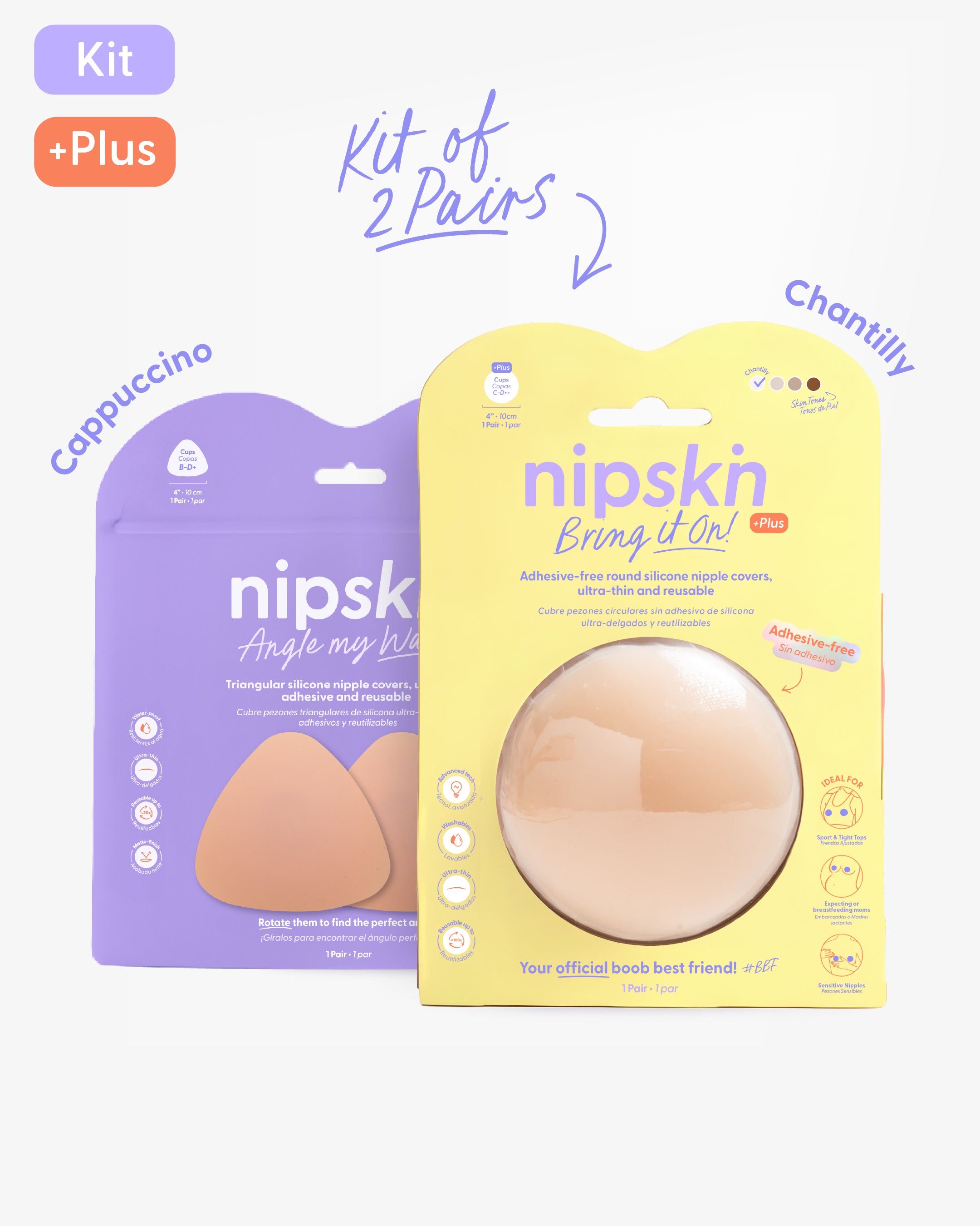 Nipple Cover Kit: Non-Adhesive + Triangle | Nipskin®