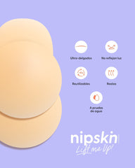 Adhesive Bra in Black + Bust Lift Cups + Case - Nipskin® - Nipskin Stickwear™
