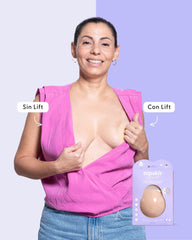 Adhesive Bra in Black + Bust Lift Cups + Case - Nipskin® - Nipskin Stickwear™