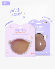Adhesive Bra + Silicone Adhesive Breast Lift Cups Set (SIZE M) - Nipskin® - Nipskin Stickwear™