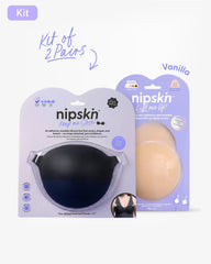 Adhesive Bra + Silicone Adhesive Breast Lift Cups Set (SIZE M) - Nipskin® - Nipskin Stickwear™