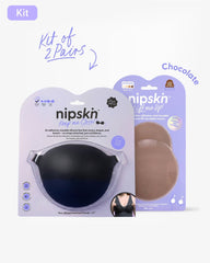 Adhesive Bra + Silicone Adhesive Breast Lift Cups Set (SIZE M) - Nipskin® - Nipskin Stickwear™