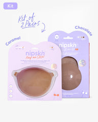 Adhesive Bra + Silicone Adhesive Cups Set (PLUS SIZE) - Nipskin® - Nipskin Stickwear™