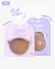Adhesive Bra + Silicone Adhesive Cups Set (PLUS SIZE) - Nipskin® - Nipskin Stickwear™