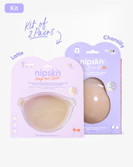 Adhesive Bra + Silicone Adhesive Cups Set (PLUS SIZE) - Nipskin® - Nipskin Stickwear™