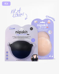 Adhesive Bra + Silicone Adhesive Cups Set (PLUS SIZE) - Nipskin® - Nipskin Stickwear™