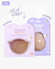 Adhesive Bra + Silicone Adhesive Cups Set (PLUS SIZE) - Nipskin® - Nipskin Stickwear™