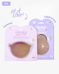 Adhesive Bra + Silicone Adhesive Cups Set (PLUS SIZE) - Nipskin® - Nipskin Stickwear™