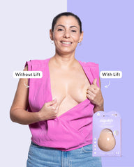 Adhesive Bra + Silicone Adhesive Cups Set (PLUS SIZE) - Nipskin® - Nipskin Stickwear™