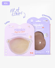 Adhesive Bra + Silicone Adhesive Cups Set (PLUS SIZE) - Nipskin® - Nipskin Stickwear™