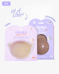 Adhesive Bra + Silicone Adhesive Cups Set (PLUS SIZE) - Nipskin® - Nipskin Stickwear™