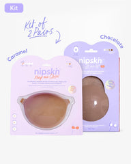 Adhesive Bra + Silicone Adhesive Cups Set (PLUS SIZE) - Nipskin® - Nipskin Stickwear™