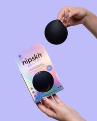 Black Edition Bare it All - Reusable Round Silicone Nipple Covers - Nipskin Stickwear™