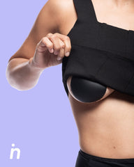 Black Edition Bare it All - Reusable Round Silicone Nipple Covers - Nipskin Stickwear™