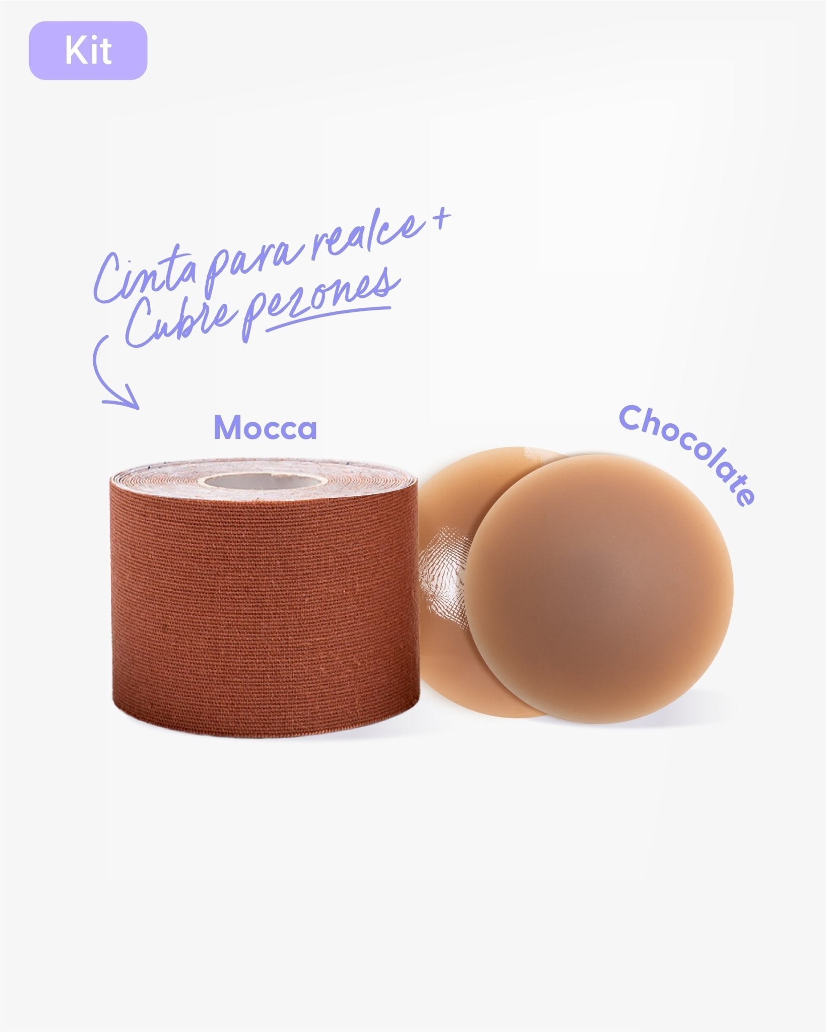 Cinta Mediana para Levantar el Busto más Cubre pezón Talla M - Nipskin® - Nipskin Stickwear™