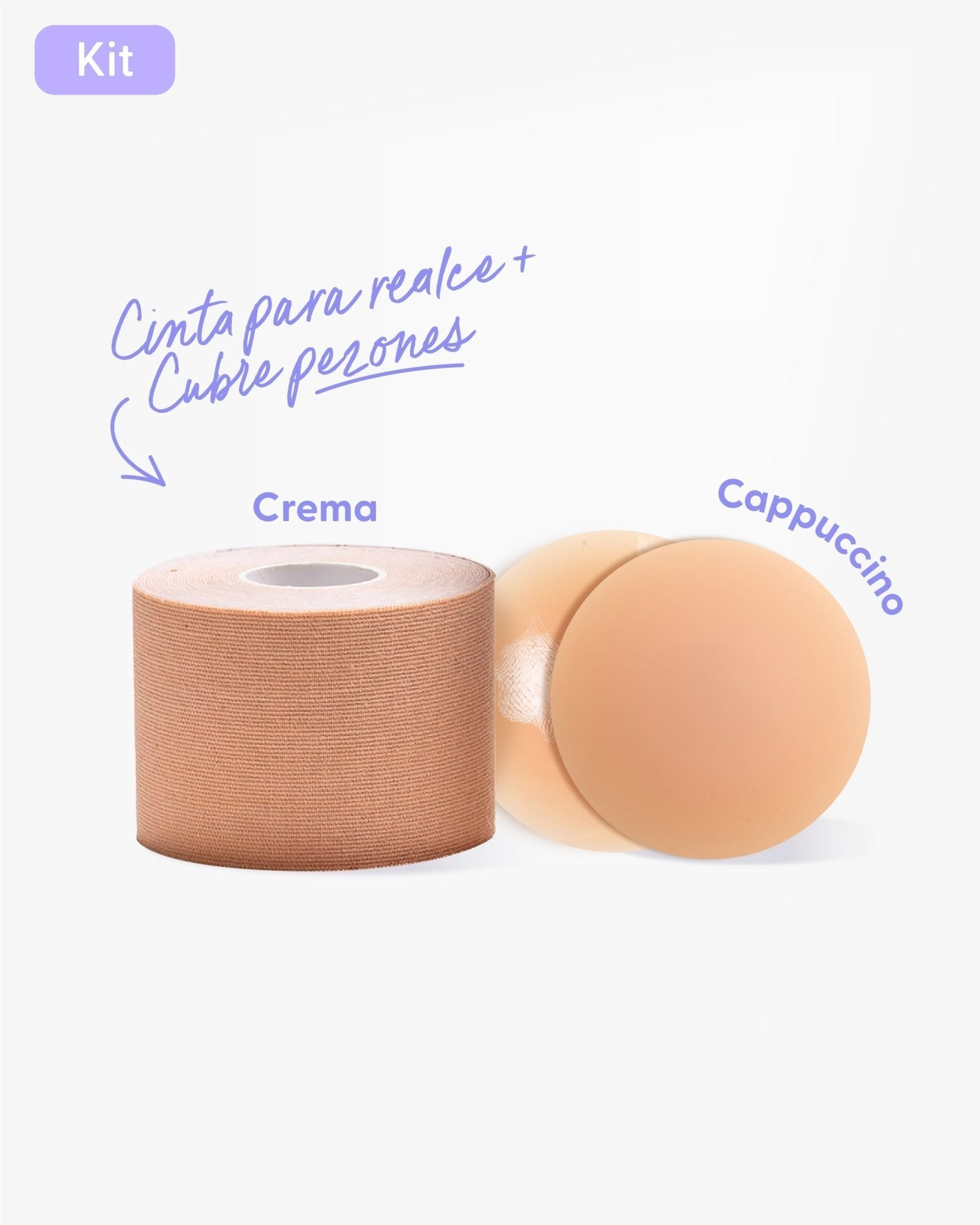 Cinta Mediana para Levantar el Busto más Cubre pezón Talla M - Nipskin® - Nipskin Stickwear™