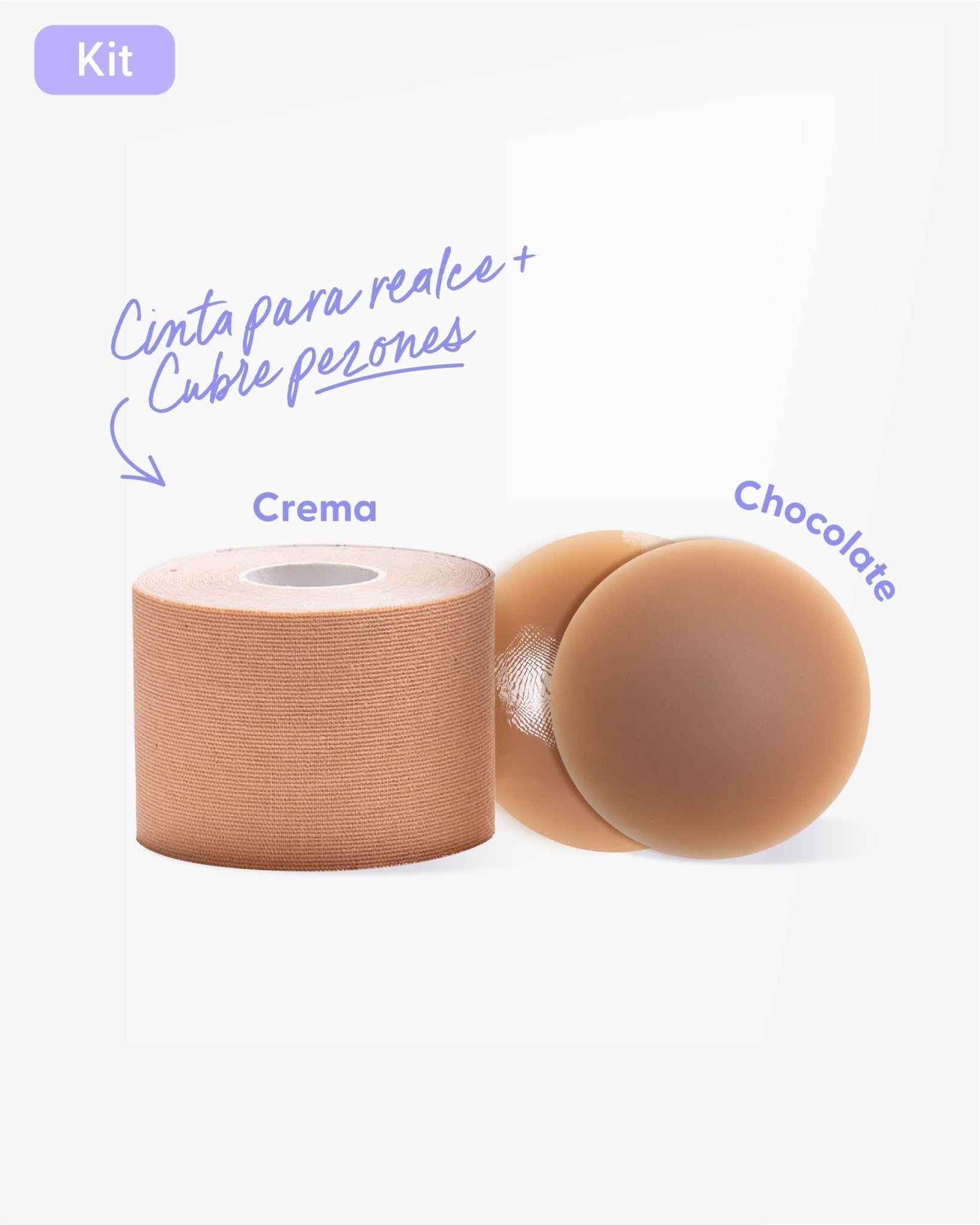 Cinta Mediana para Levantar el Busto más Cubre pezón Talla M - Nipskin® - Nipskin Stickwear™