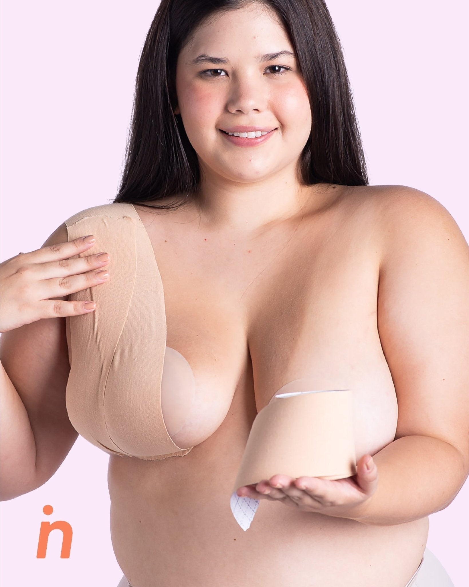 Cinta Mediana para Levantar el Busto más Cubre pezón Talla M - Nipskin® - Nipskin Stickwear™