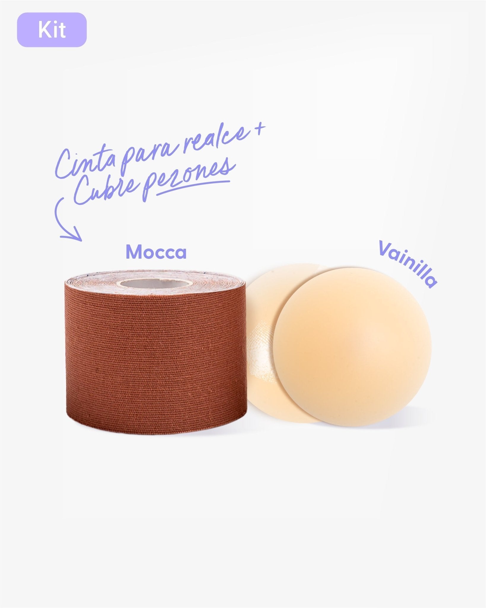Cinta Mediana para Levantar el Busto más Cubre pezón Talla M - Nipskin® - Nipskin Stickwear™