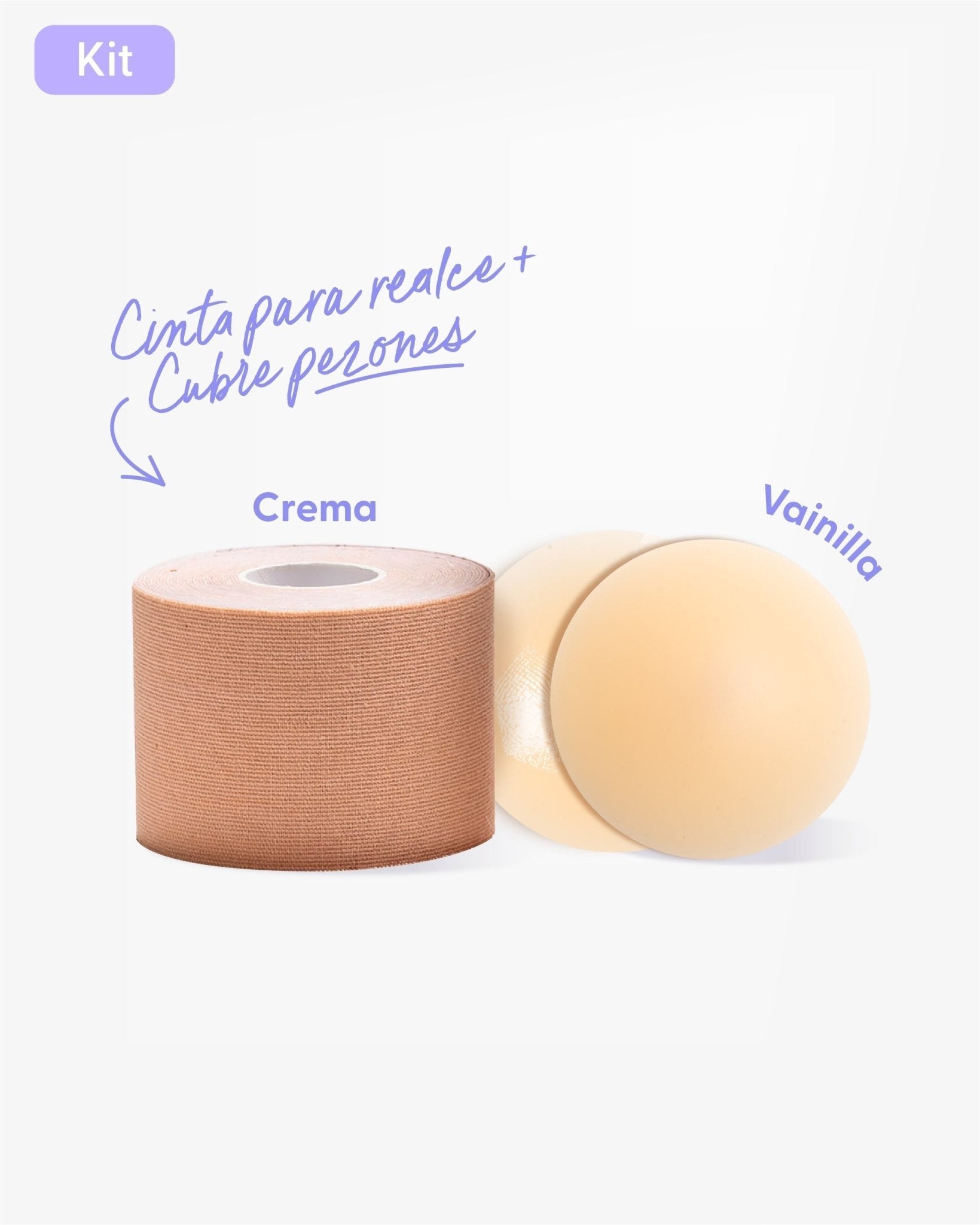 Cinta Mediana para Levantar el Busto más Cubre pezón Talla M - Nipskin® - Nipskin Stickwear™