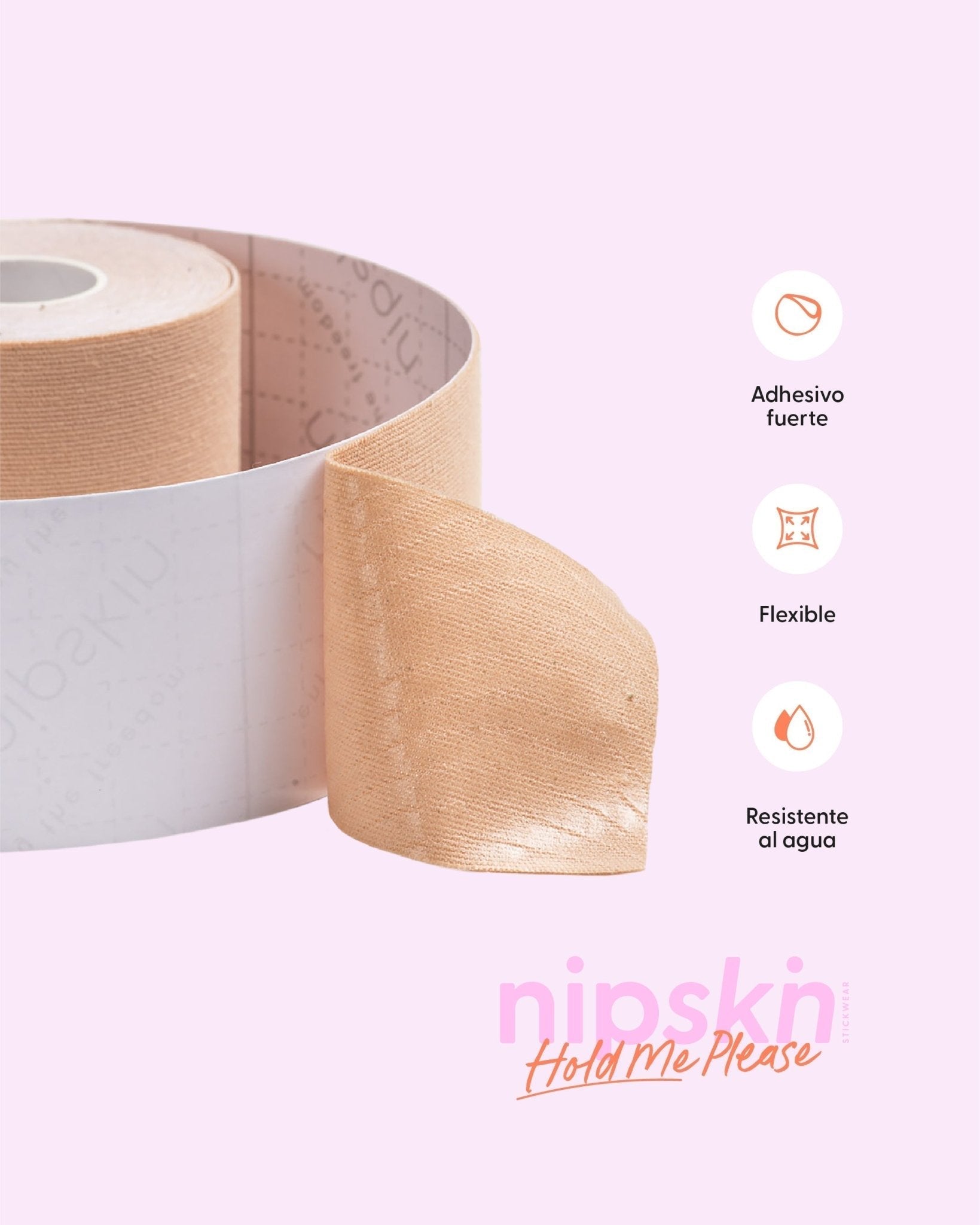 Cinta Mediana para Levantar el Busto más Cubre pezón Talla M - Nipskin® - Nipskin Stickwear™