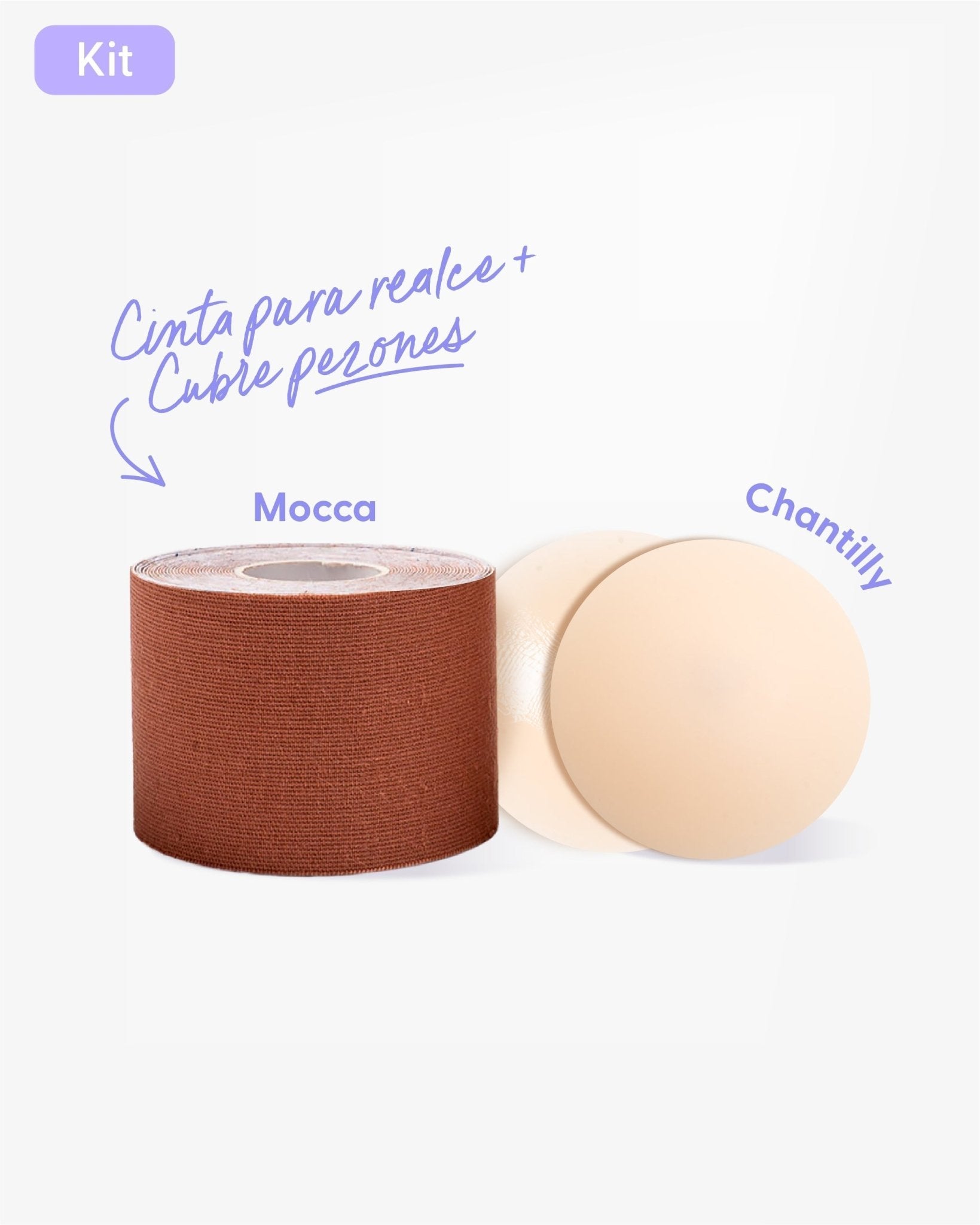 Cinta Mediana para Levantar el Busto más Cubre pezón Talla M - Nipskin® - Nipskin Stickwear™