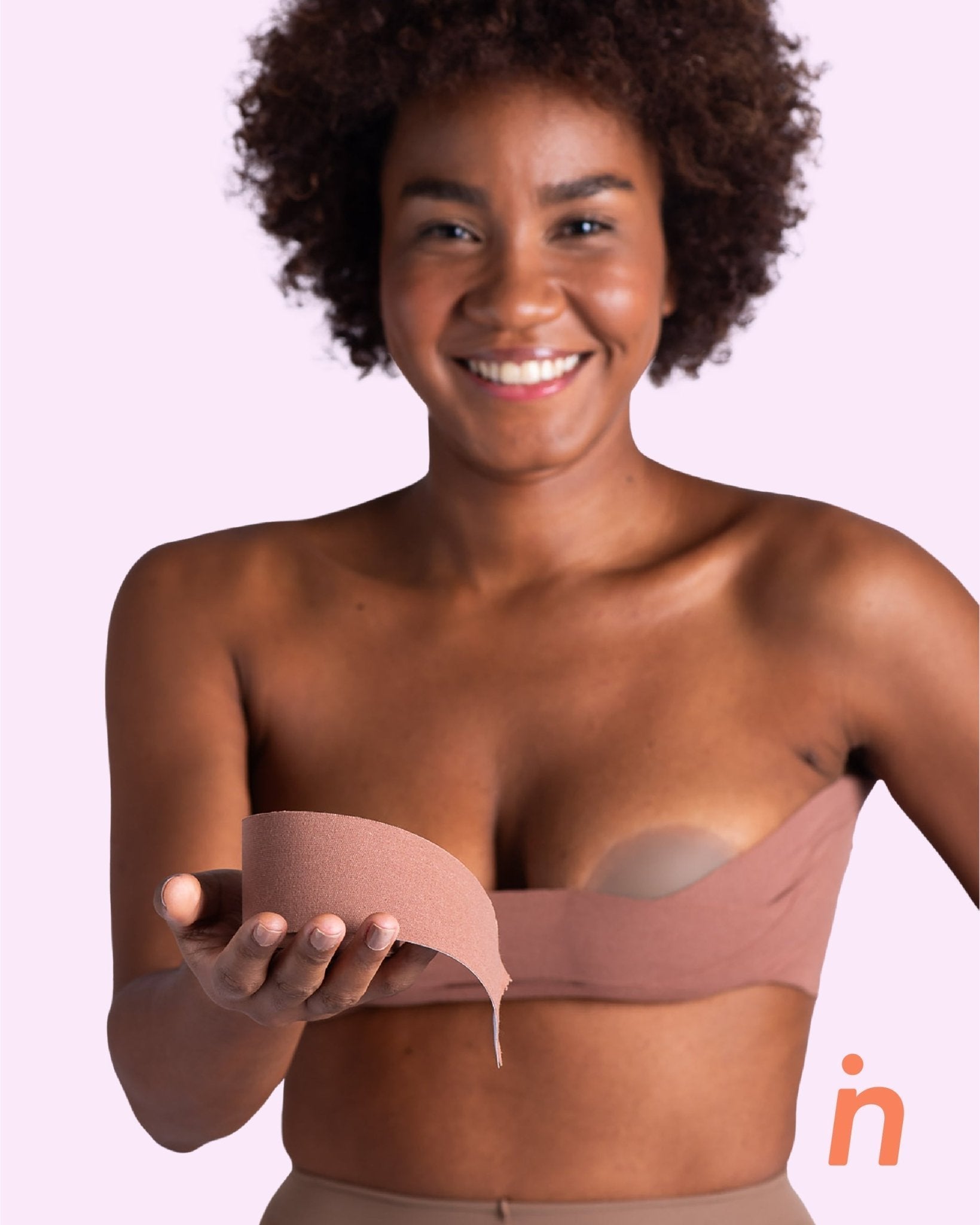 Cinta Mediana para Levantar el Busto más Cubre pezón Talla M - Nipskin® - Nipskin Stickwear™