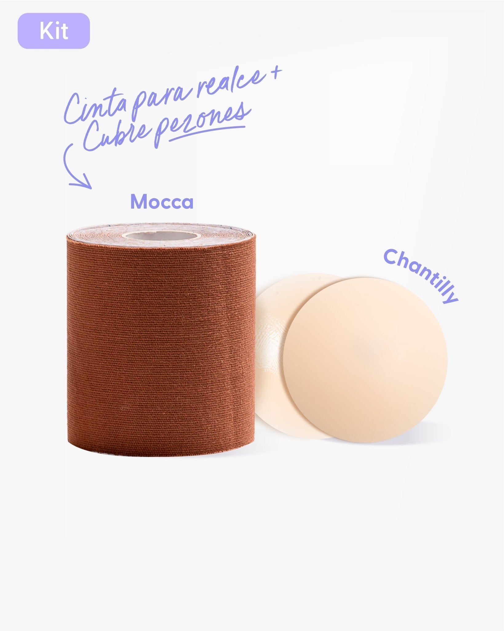 Cinta talla Plus para Levantar el Busto más Cubre pezón PLUS - Nipskin® - Nipskin Stickwear™