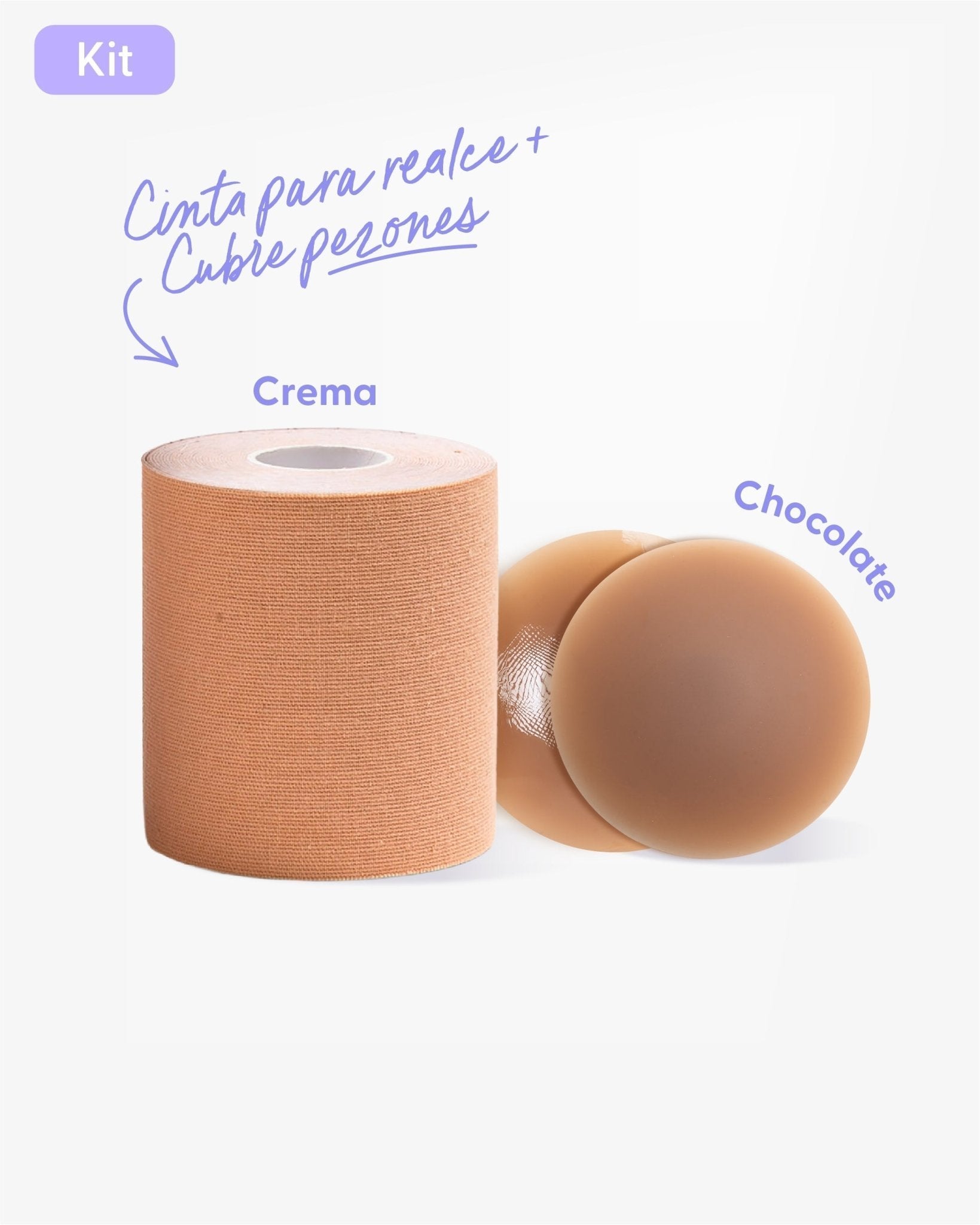Cinta talla Plus para Levantar el Busto más Cubre pezón PLUS - Nipskin® - Nipskin Stickwear™