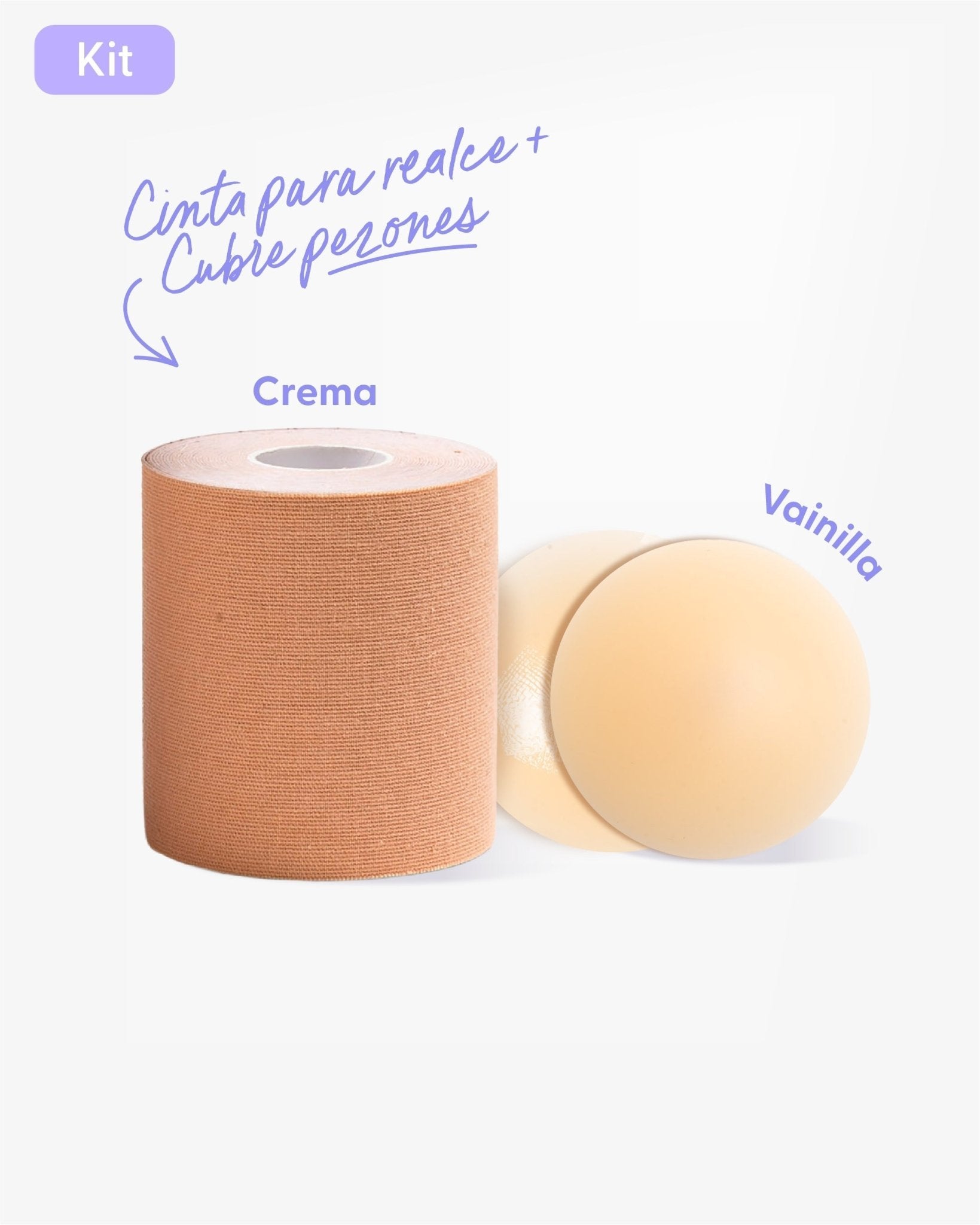 Cinta talla Plus para Levantar el Busto más Cubre pezón PLUS - Nipskin® - Nipskin Stickwear™
