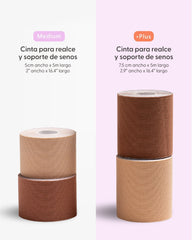 Cinta talla Plus para Levantar el Busto más Cubre pezón PLUS - Nipskin® - Nipskin Stickwear™